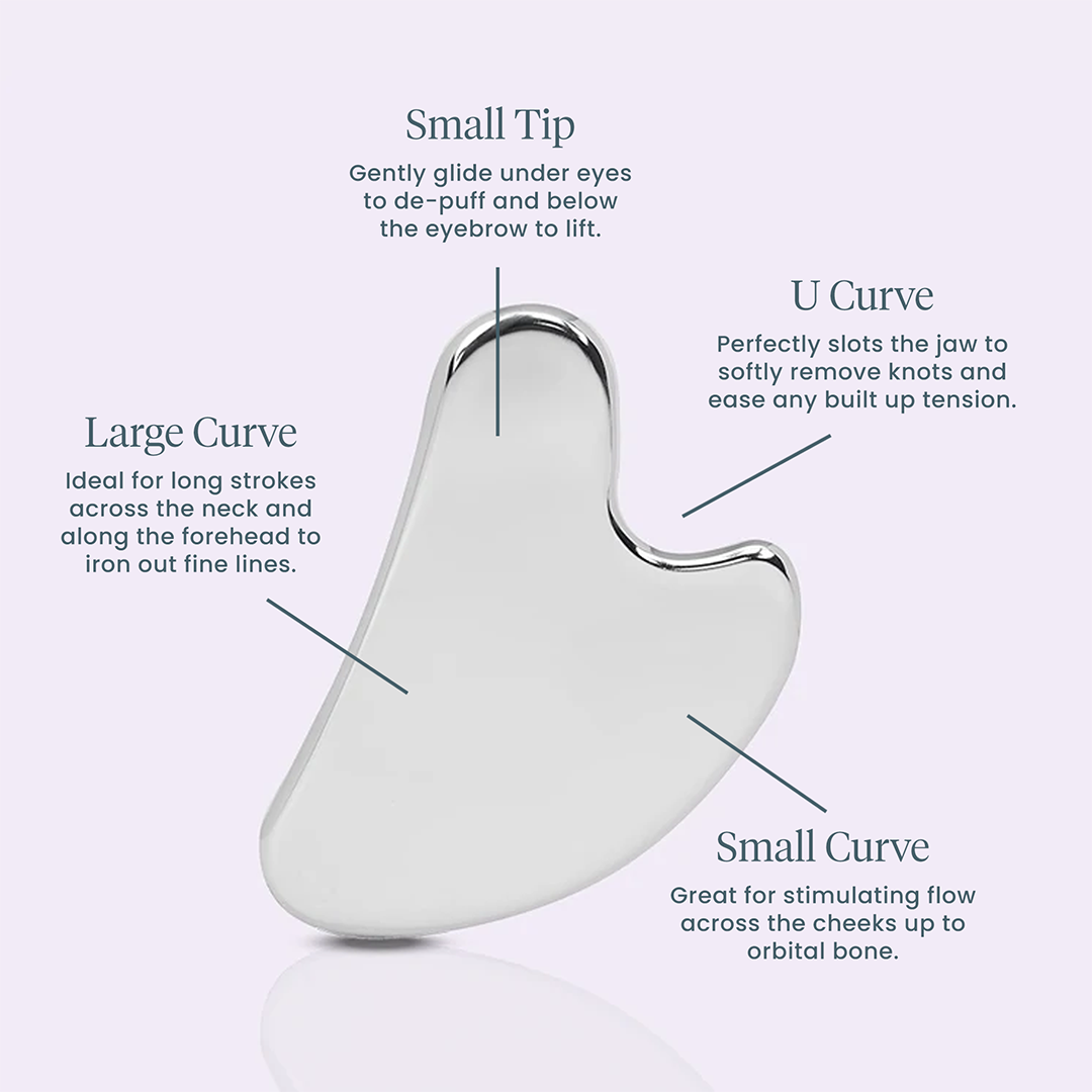 Stainless Steel Gua Sha Facial Tool