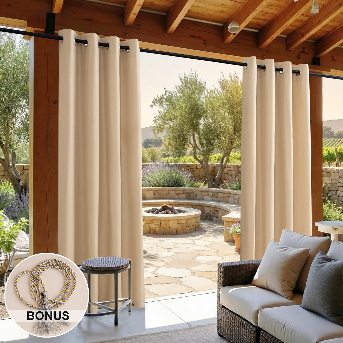 Outdoor Privacy Curtain