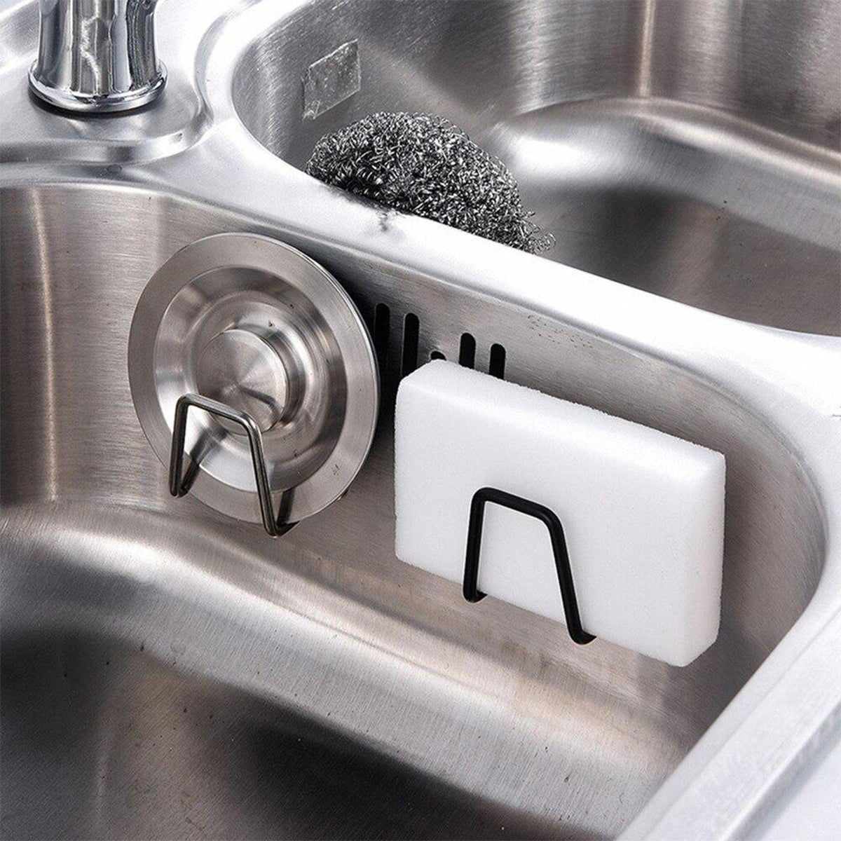 Stainless Steel Sponge Holder – 3 Pieces
