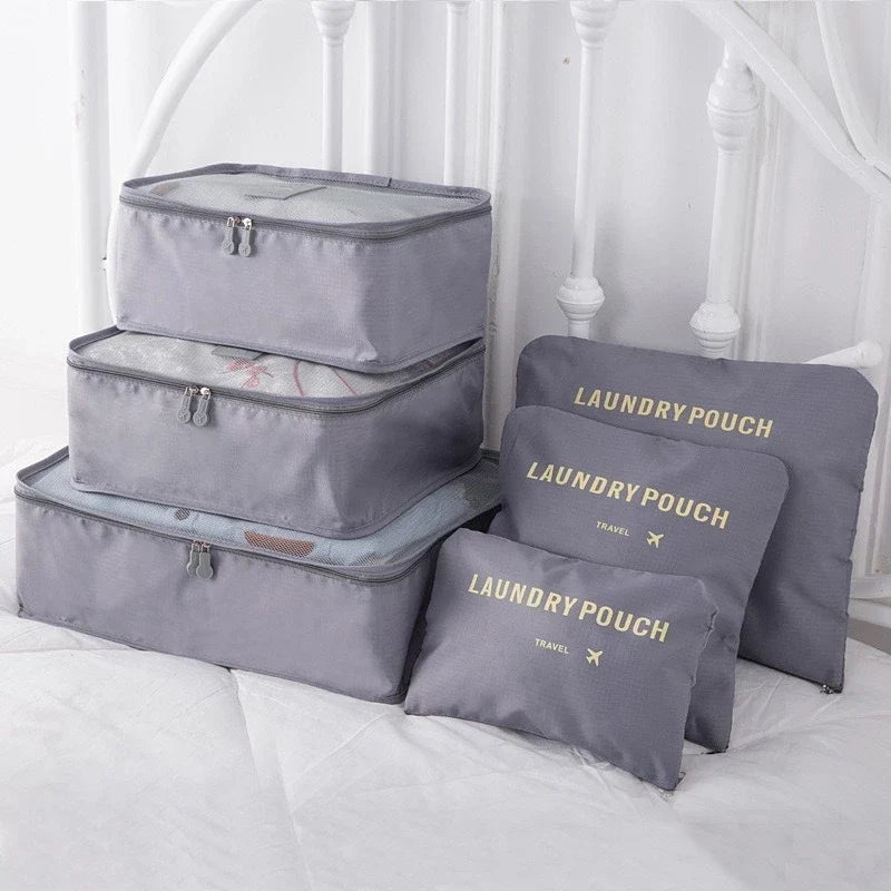 Travel Packing Cubes – 6 Pieces