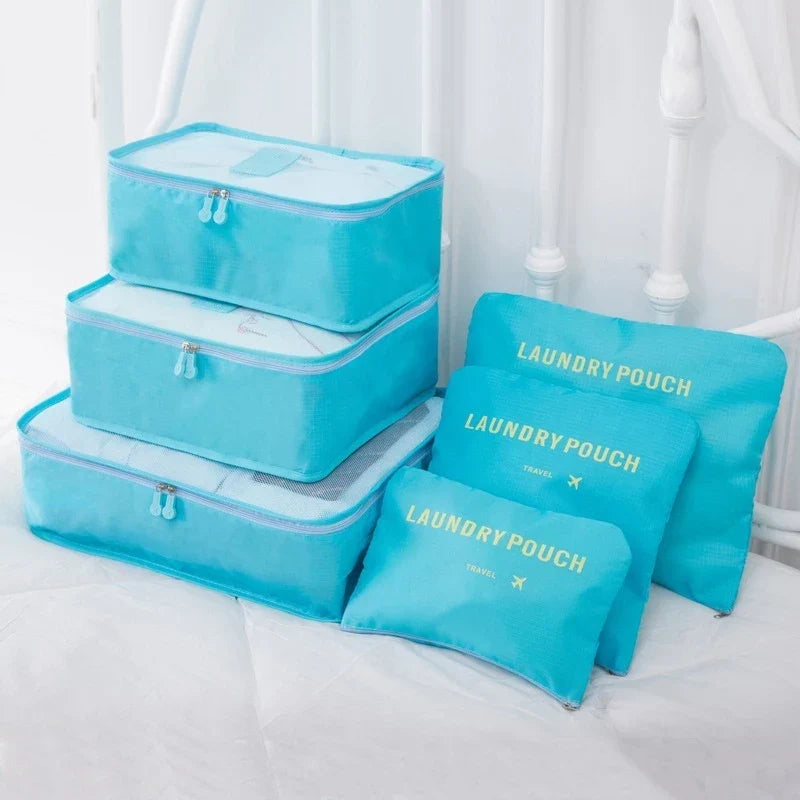 Travel Packing Cubes – 6 Pieces