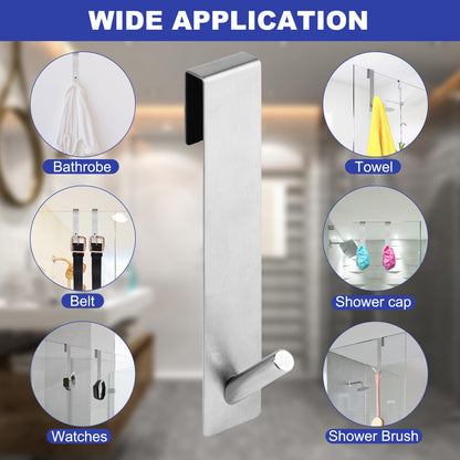 Shower Door Hooks – 2 Pieces