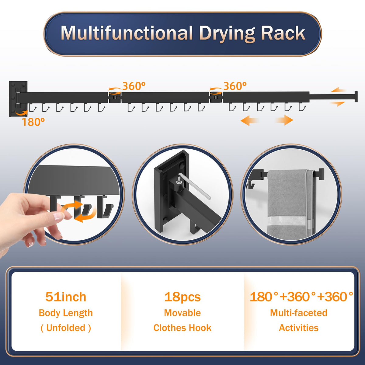 Retractable Laundry Hanger