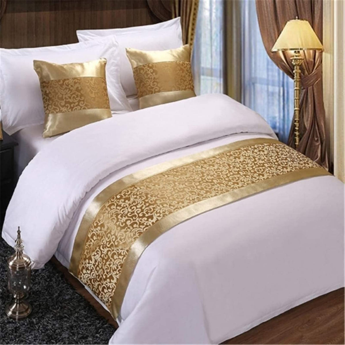 Champagne Bed Runner