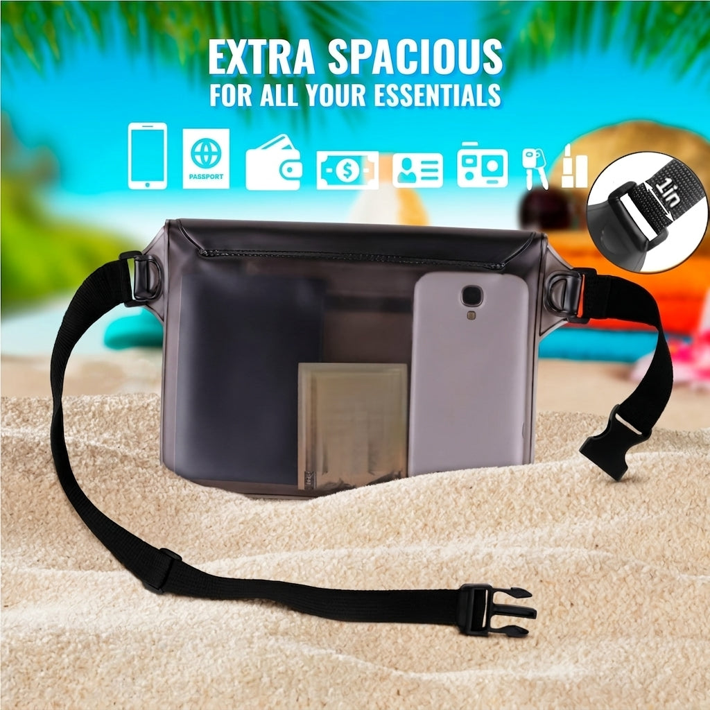 Water-Resistant Waist Pouch with Triple Seal