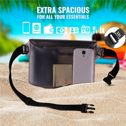 Water-Resistant Waist Pouch with Triple Seal