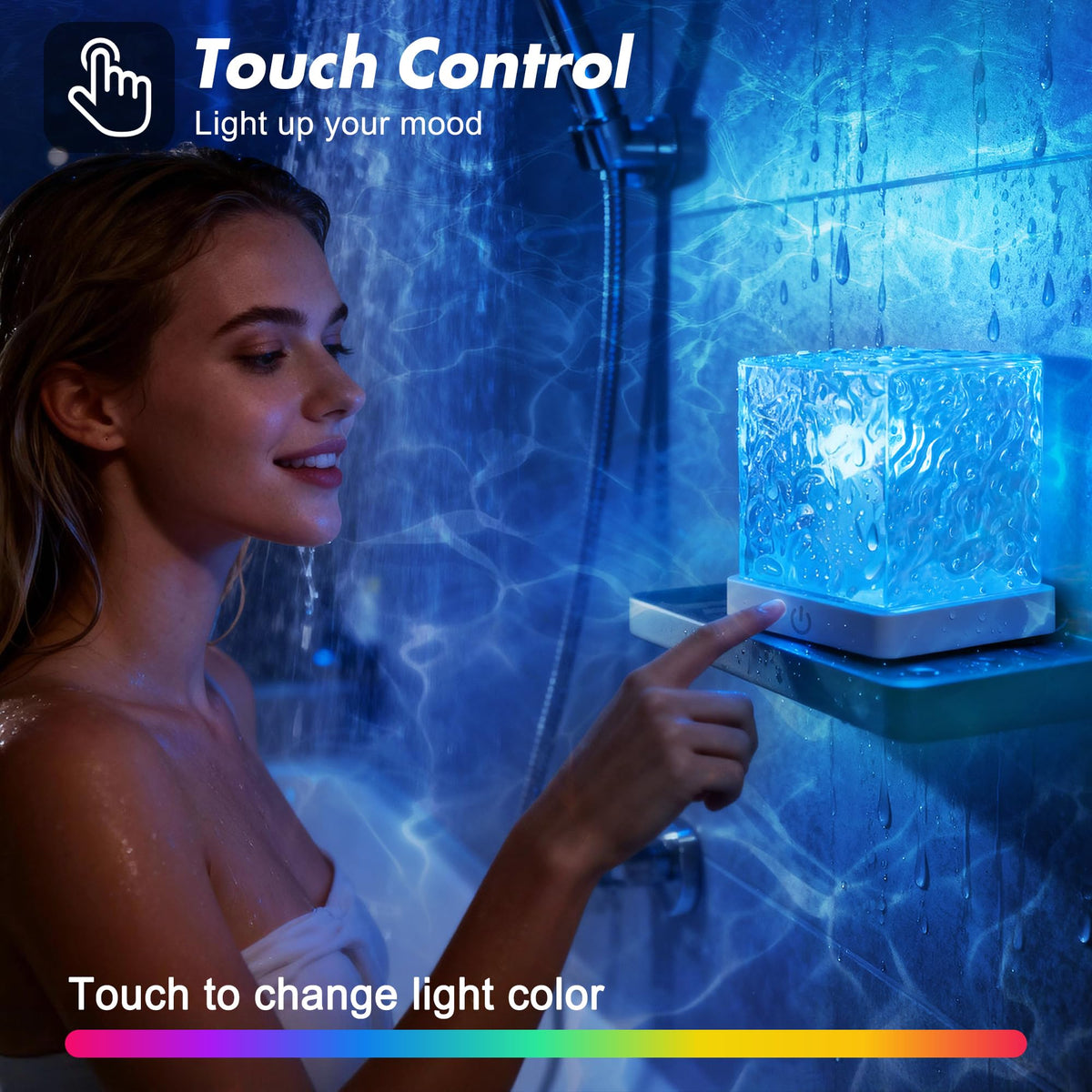Ocean Wave LED Cube Lamp