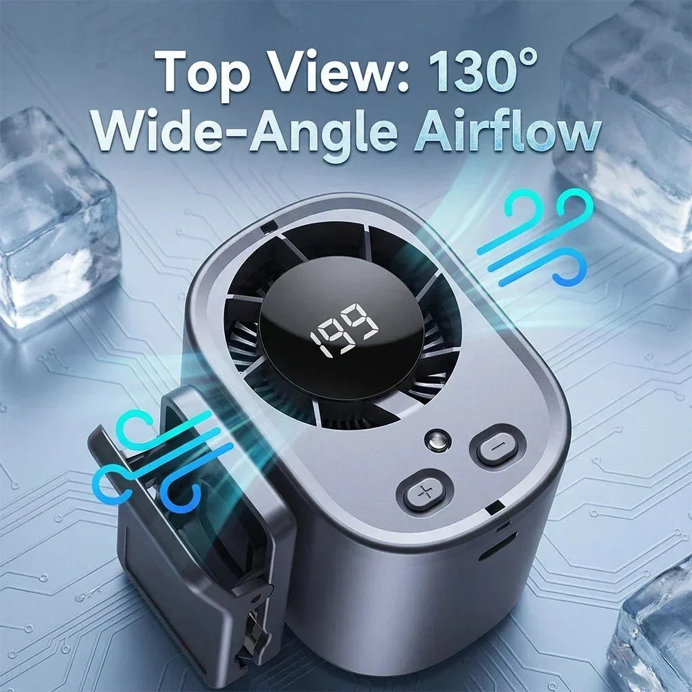 Rechargeable Clip Fan with 100 Speed Settings