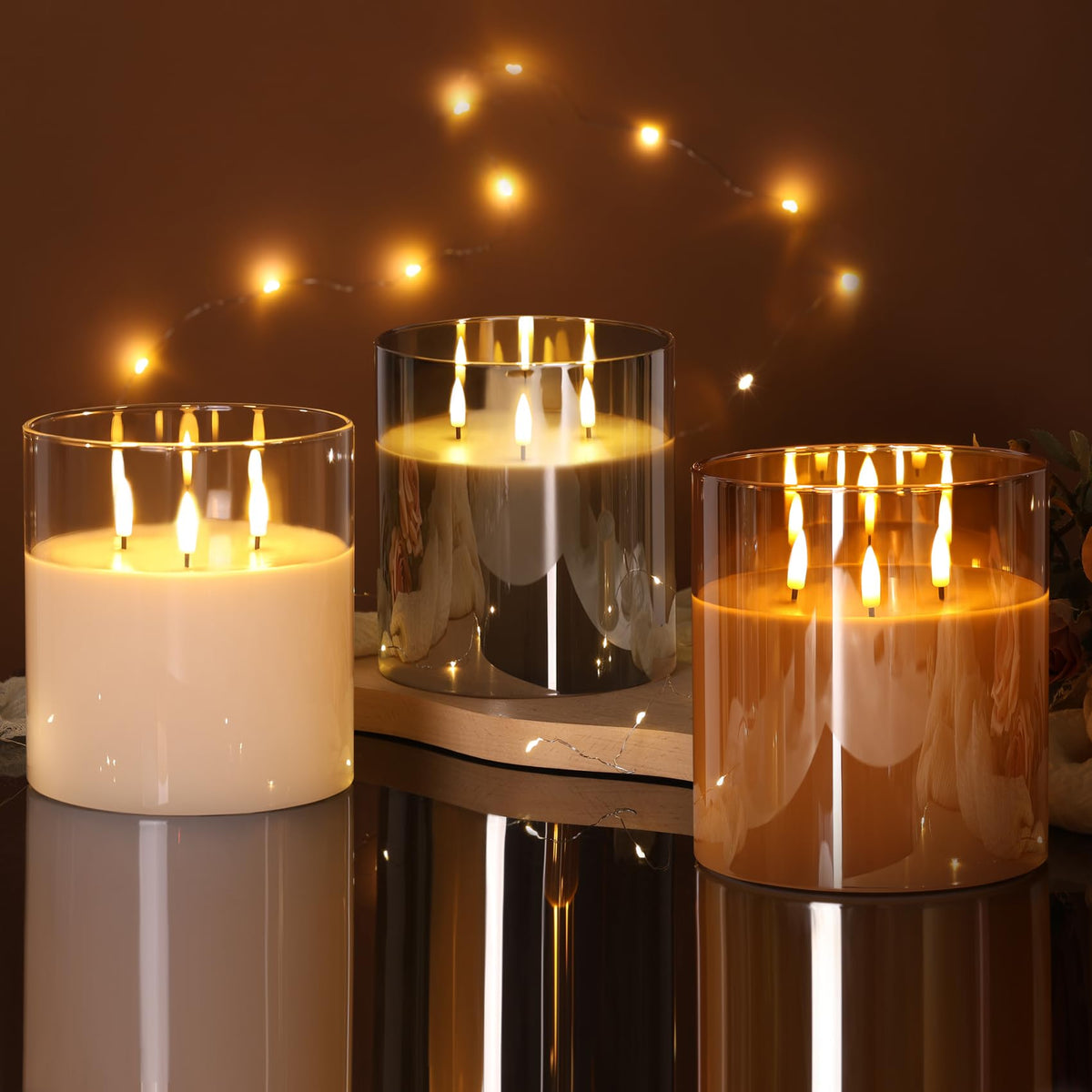 Remote Flameless Pillar Candle