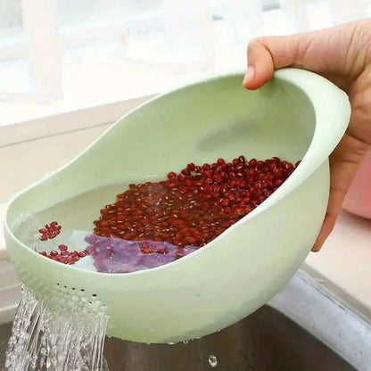 Plastic Rice Sieve Colander – 2 Pieces