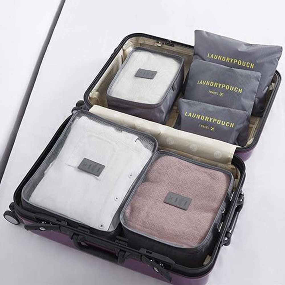 Travel Packing Cubes – 6 Pieces