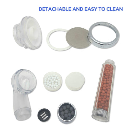 3-Mode Mineral Shower Head
