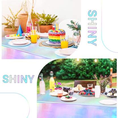 Rainbow Party Tablecloth – 4 Pieces