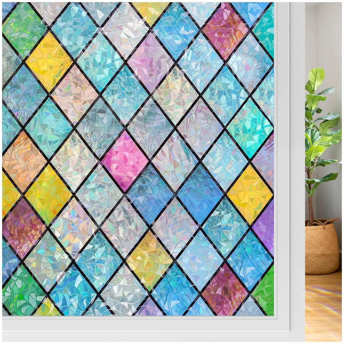 Rainbow Privacy Window Film