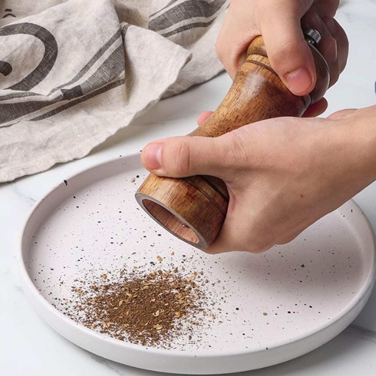 Oak Pepper Grinder