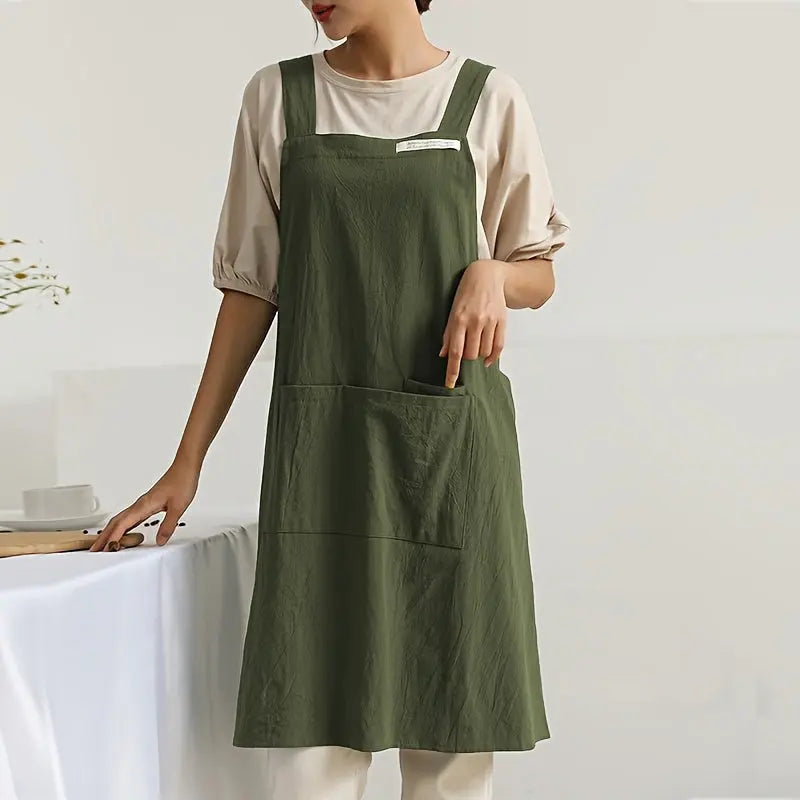 Cross Back Apron for Women & Men