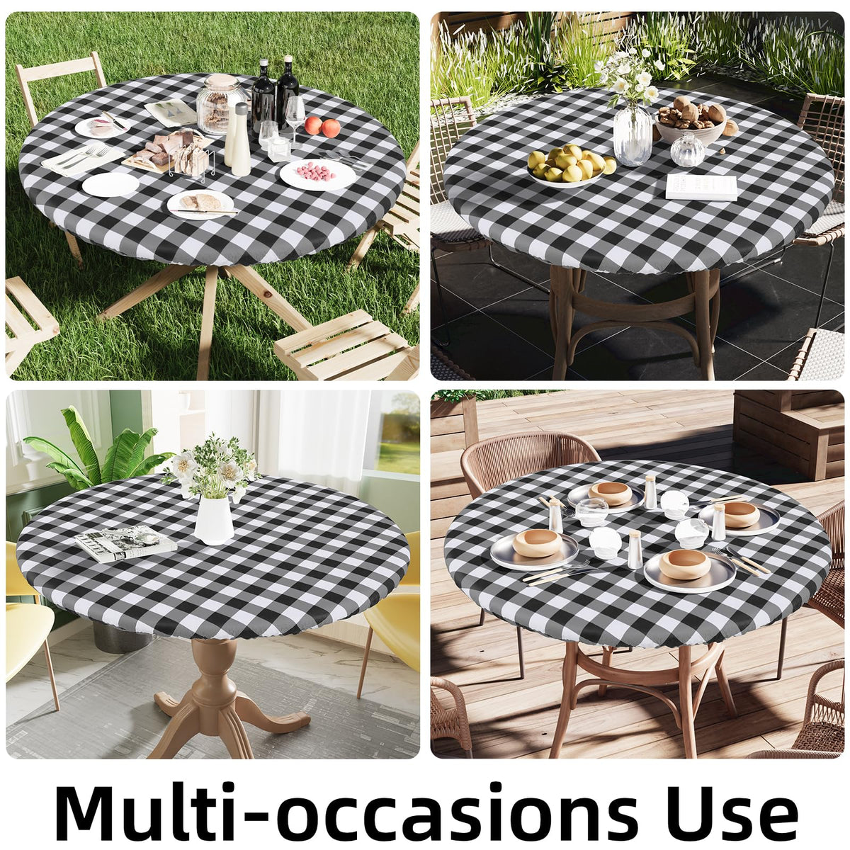 Round Vinyl Tablecloth