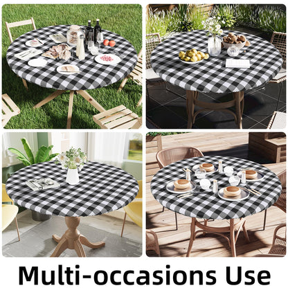 Round Vinyl Tablecloth