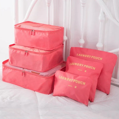 Travel Packing Cubes – 6 Pieces