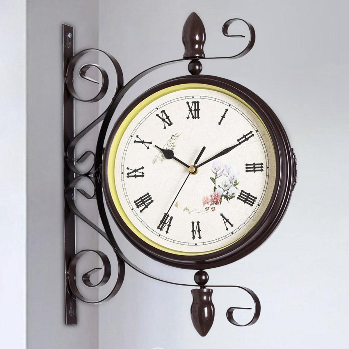 Double-Sided Station Clock