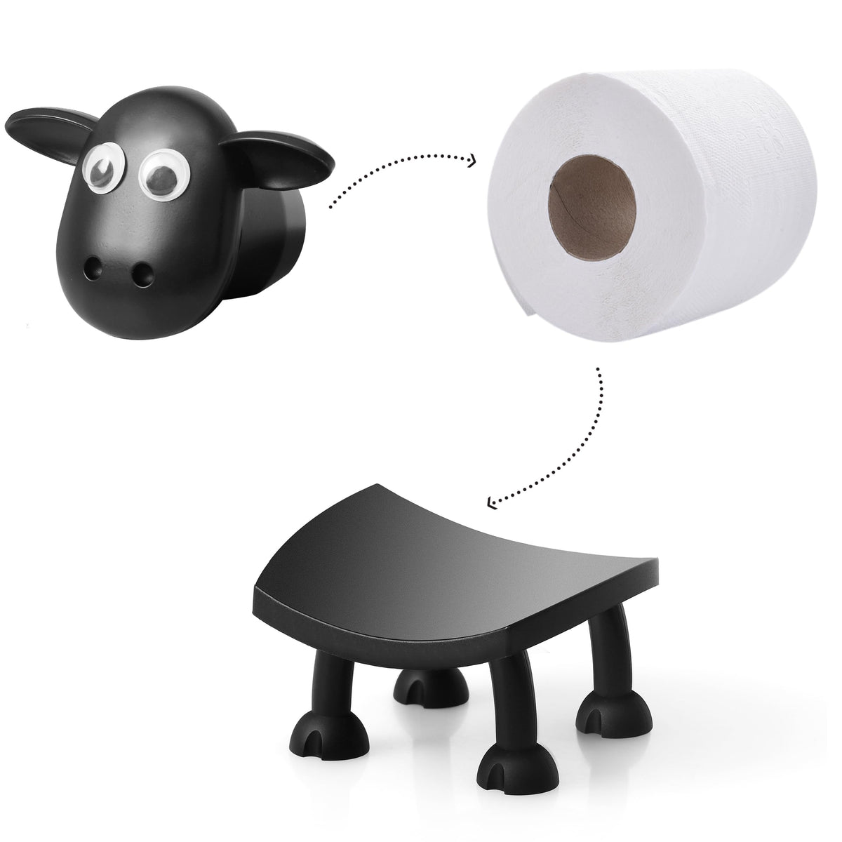 Sheep Toilet Roll Holder