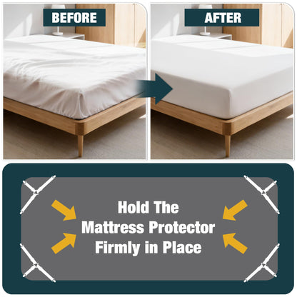 Adjustable Bed Sheet Fastener Straps – 2 Pieces