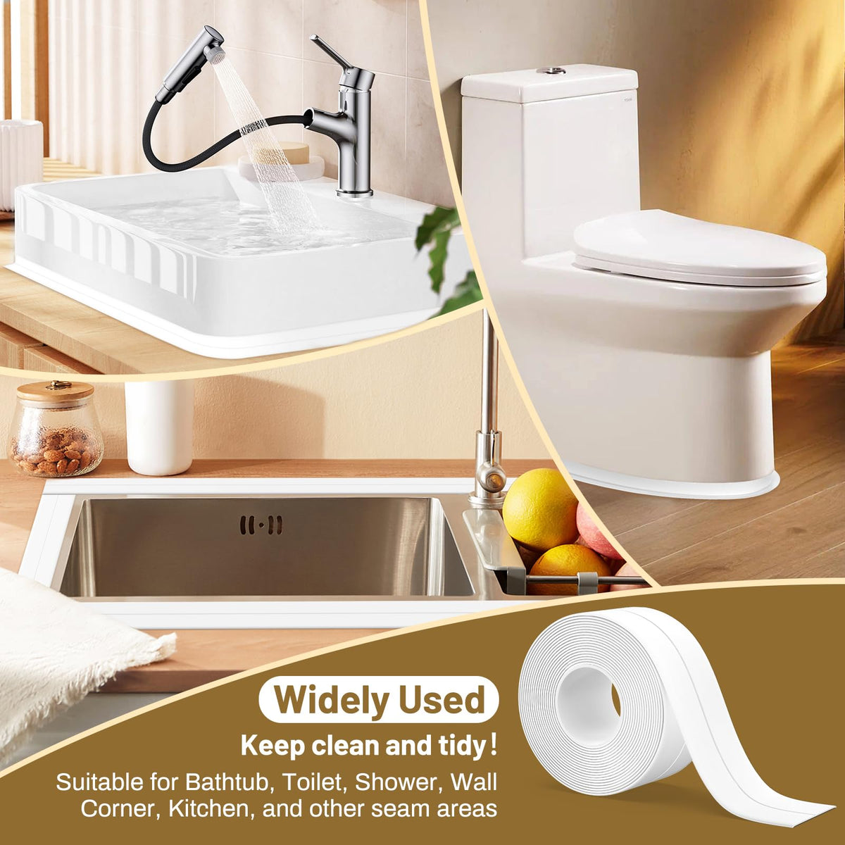 Waterproof Self-Adhesive Caulk Tape
