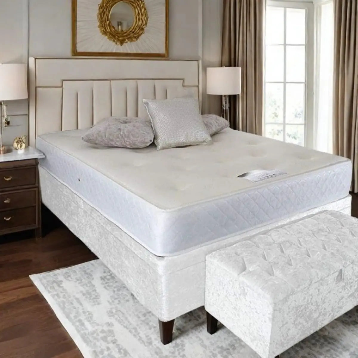 Velvet Wrap Bed Skirt