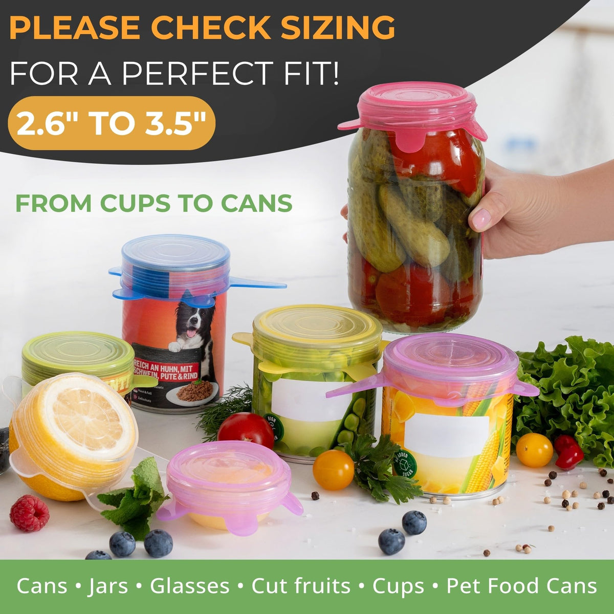 Reusable Jar Covers – 12 Pieces
