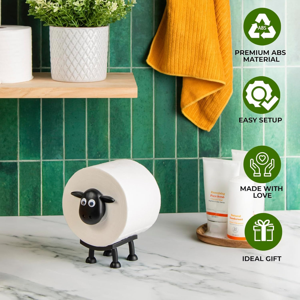 Sheep Toilet Roll Holder