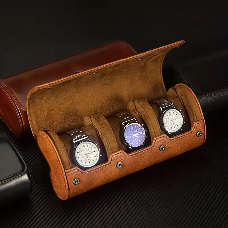 Leather Watch Roll