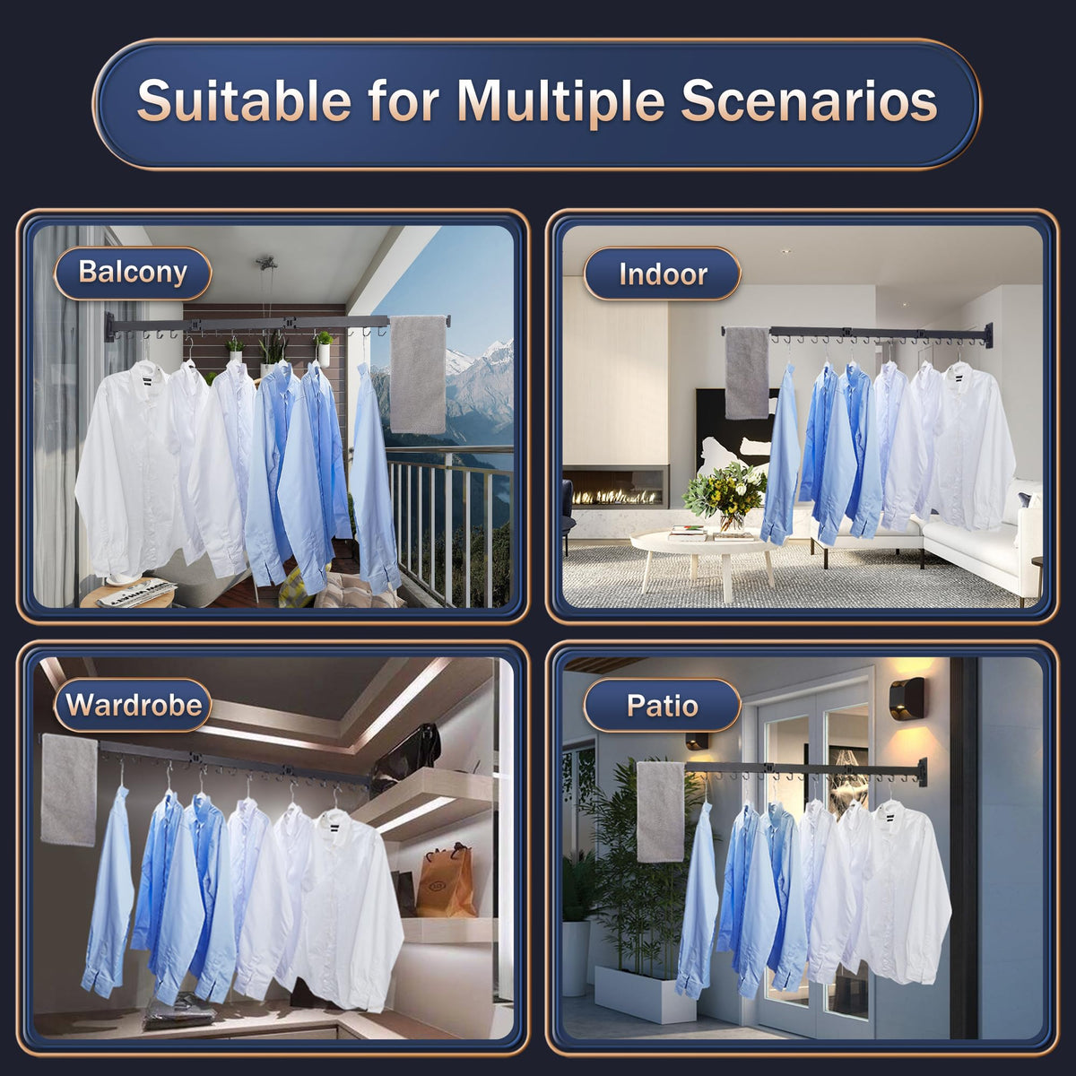 Retractable Laundry Hanger