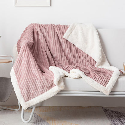 Ribbed Flannel Blanket