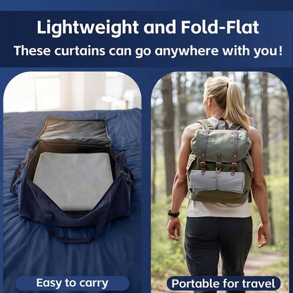 Portable Self-Adhesive Blackout Curtain – Cut-to-Size Window Cover