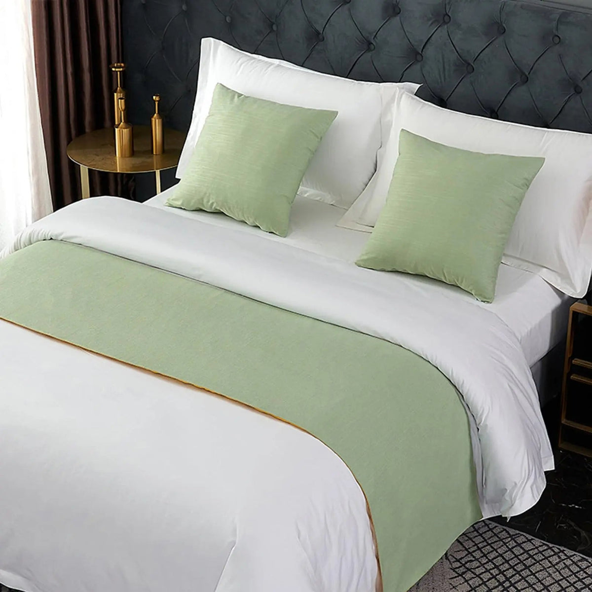 Velvet Bed Runner or Matching Cushion Cover