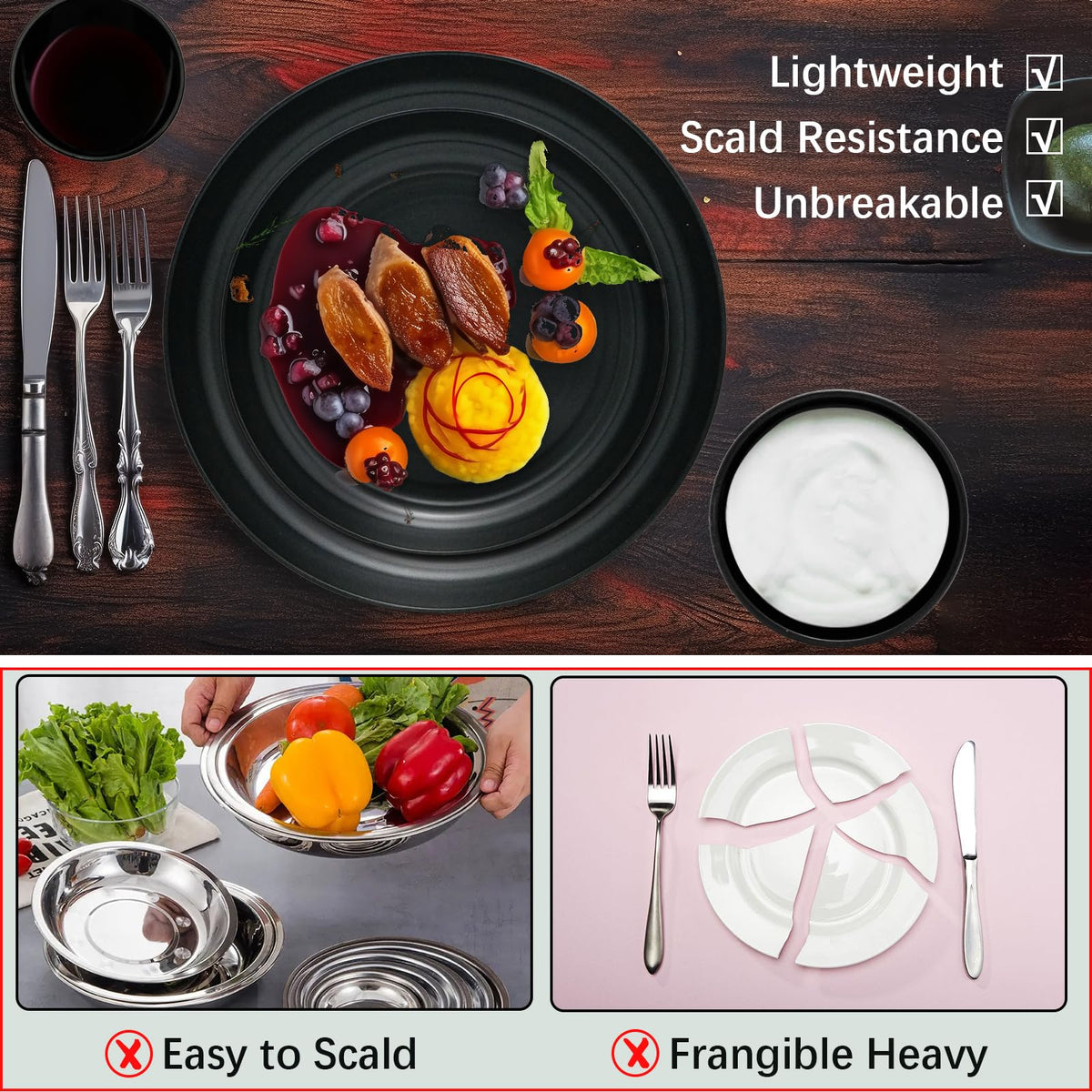 Plastic Dinnerware Set