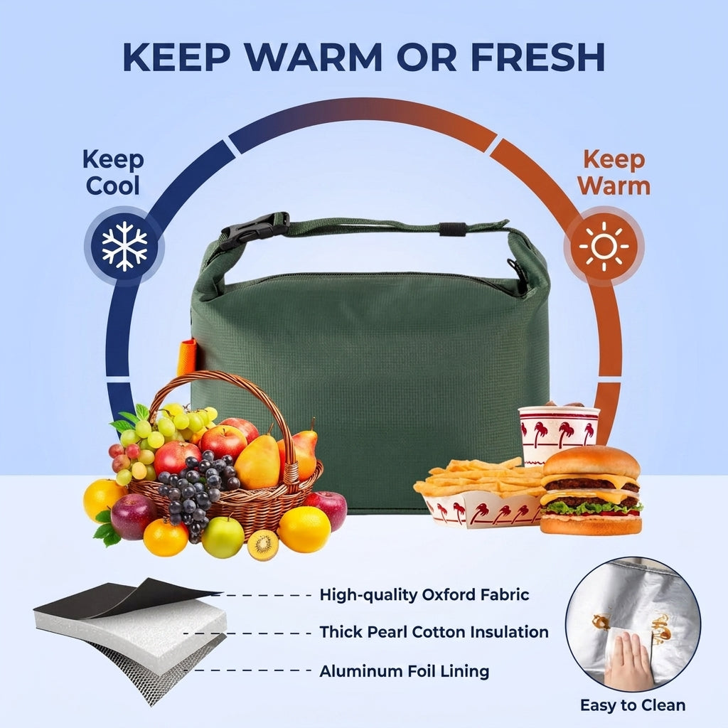 Minimalist Insulated Lunch Bag