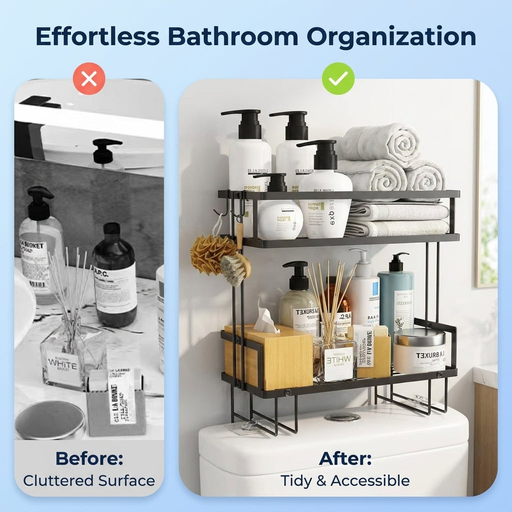 Over Toilet Storage Shelf