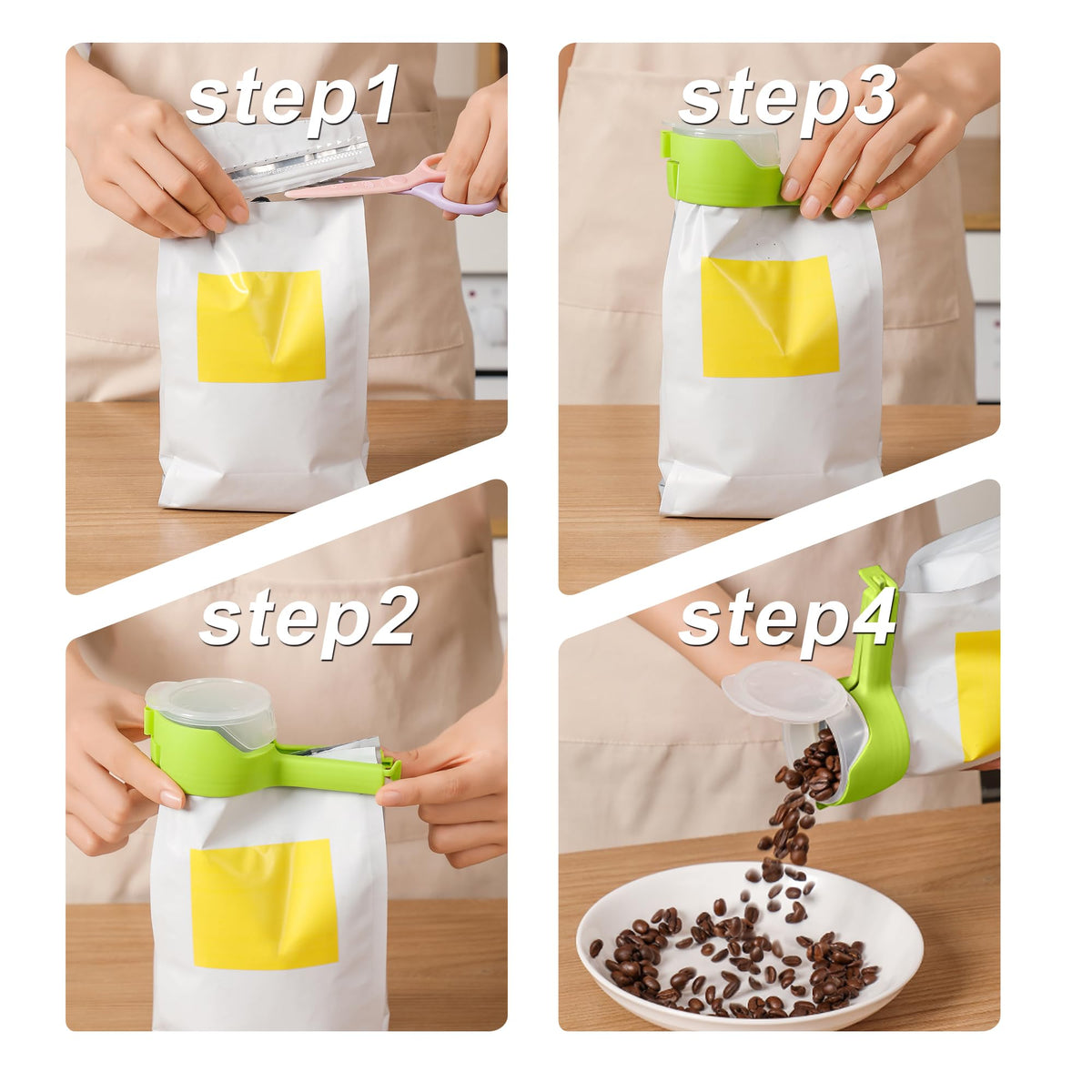 Pour Spout Bag Clips – 4 Pieces