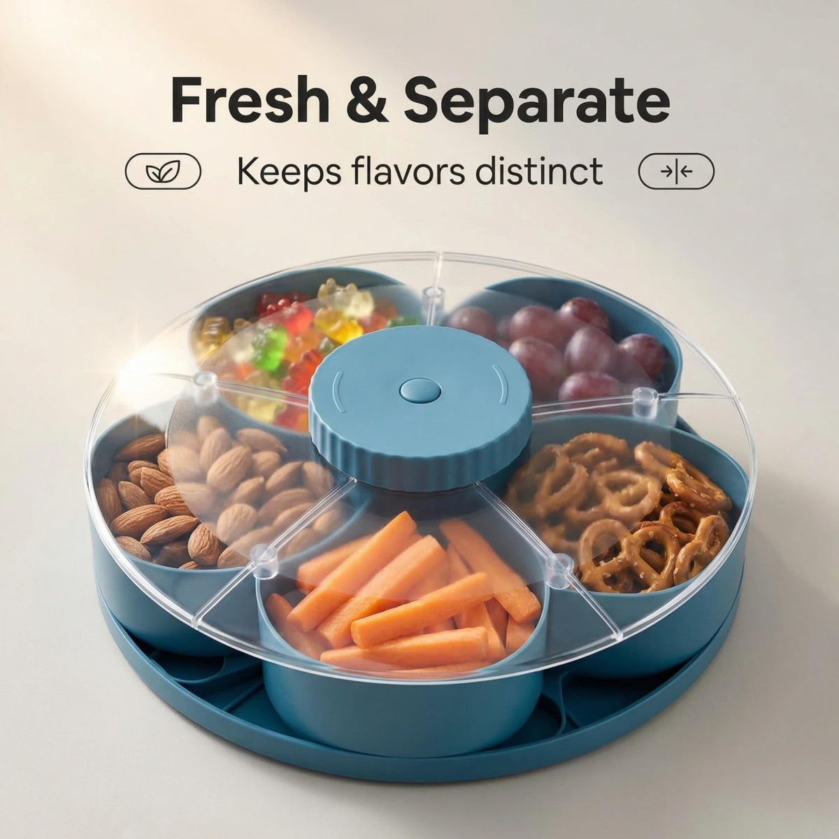 Rotating Snack Tray