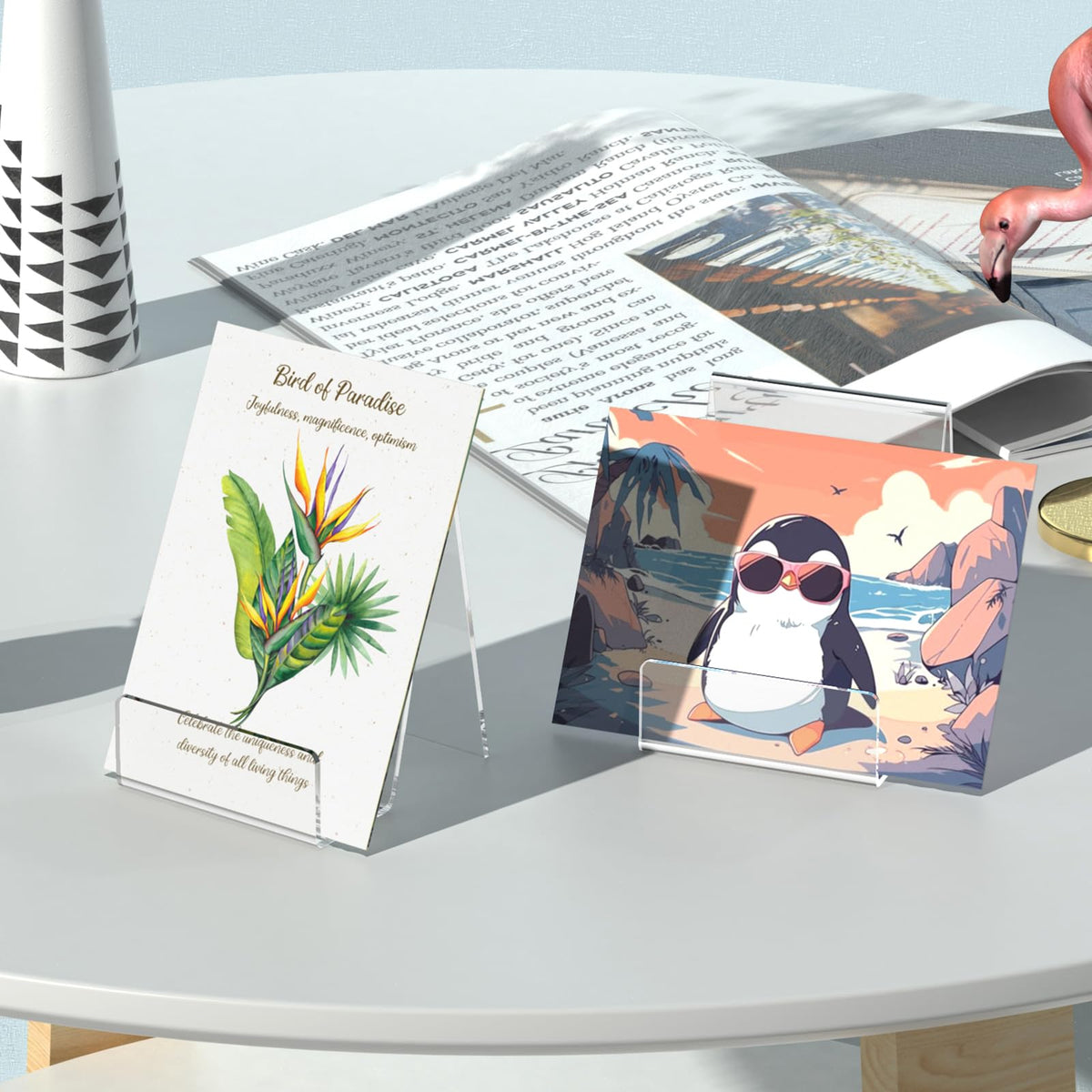 Acrylic Book Display Stand – 2 Pieces