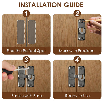 Barn Door Flip Latch Lock Hardware