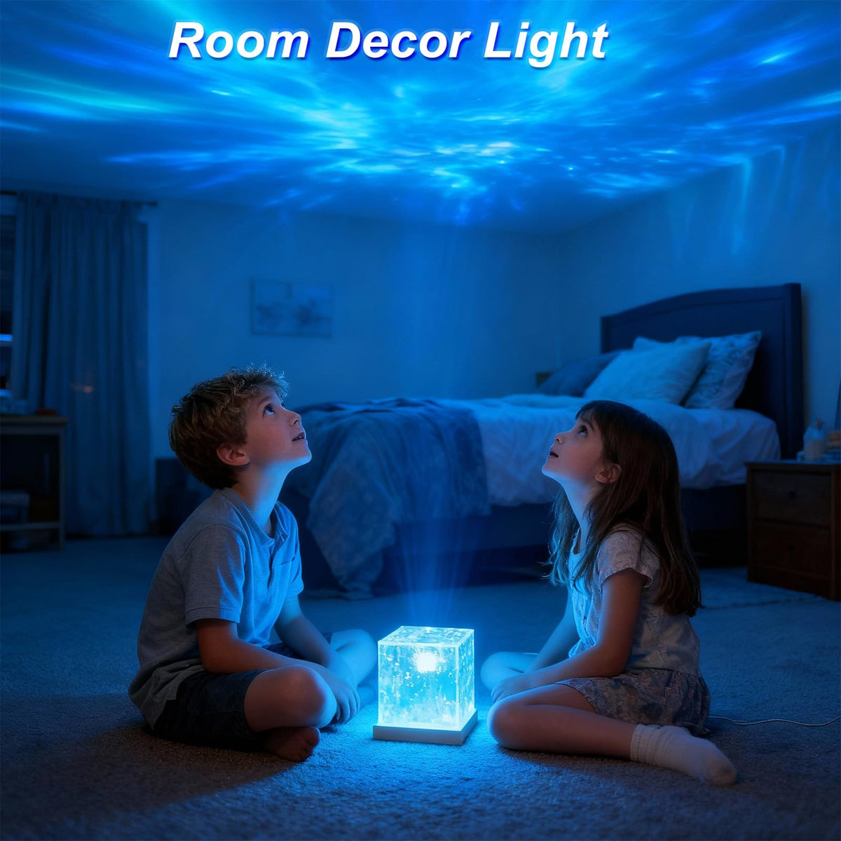 Ocean Wave LED Cube Lamp