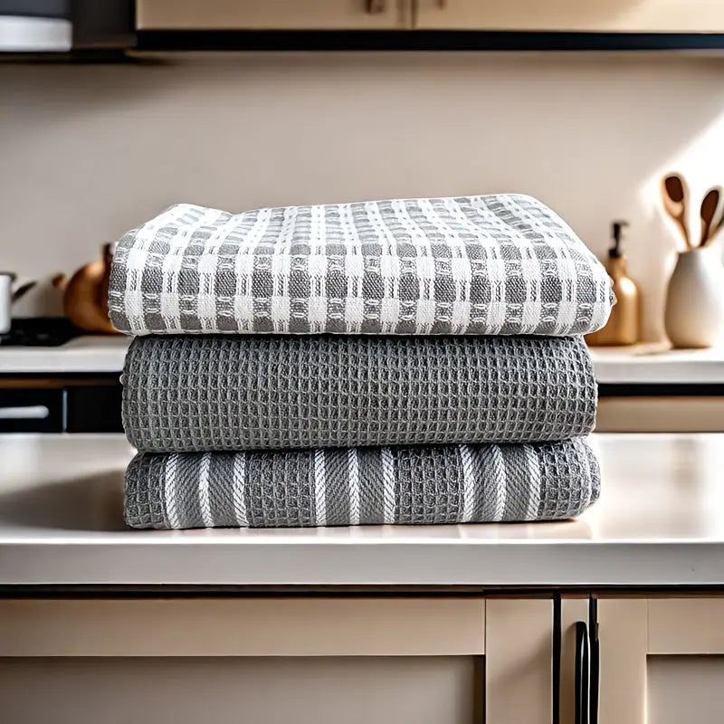 Cotton Kitchen Tea Towels – 3 Pack