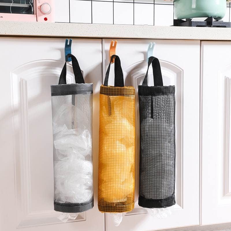 Mesh Plastic Bag Holder – 3 Pieces
