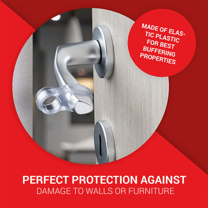 Transparent Door Stopper Pads – 3 Pieces