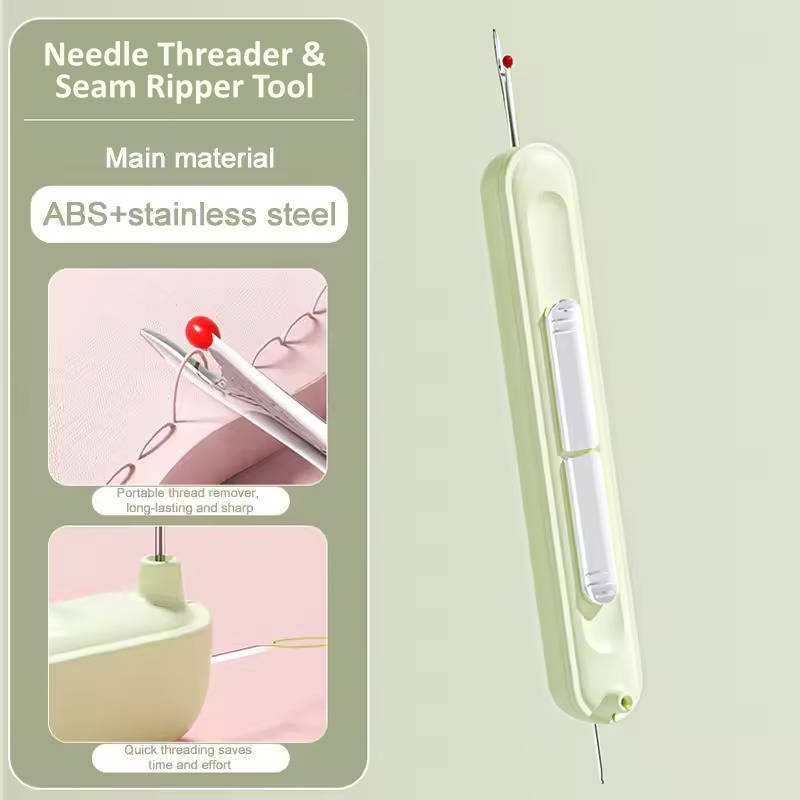 Needle Threader & Seam Ripper Sewing Tool