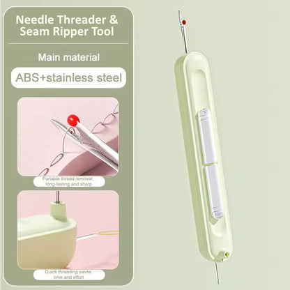 Needle Threader & Seam Ripper Sewing Tool