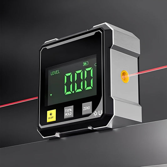 Digital Angle Finder with Laser Level Tool