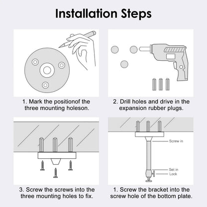 Universal Ceiling Mount for Projectors